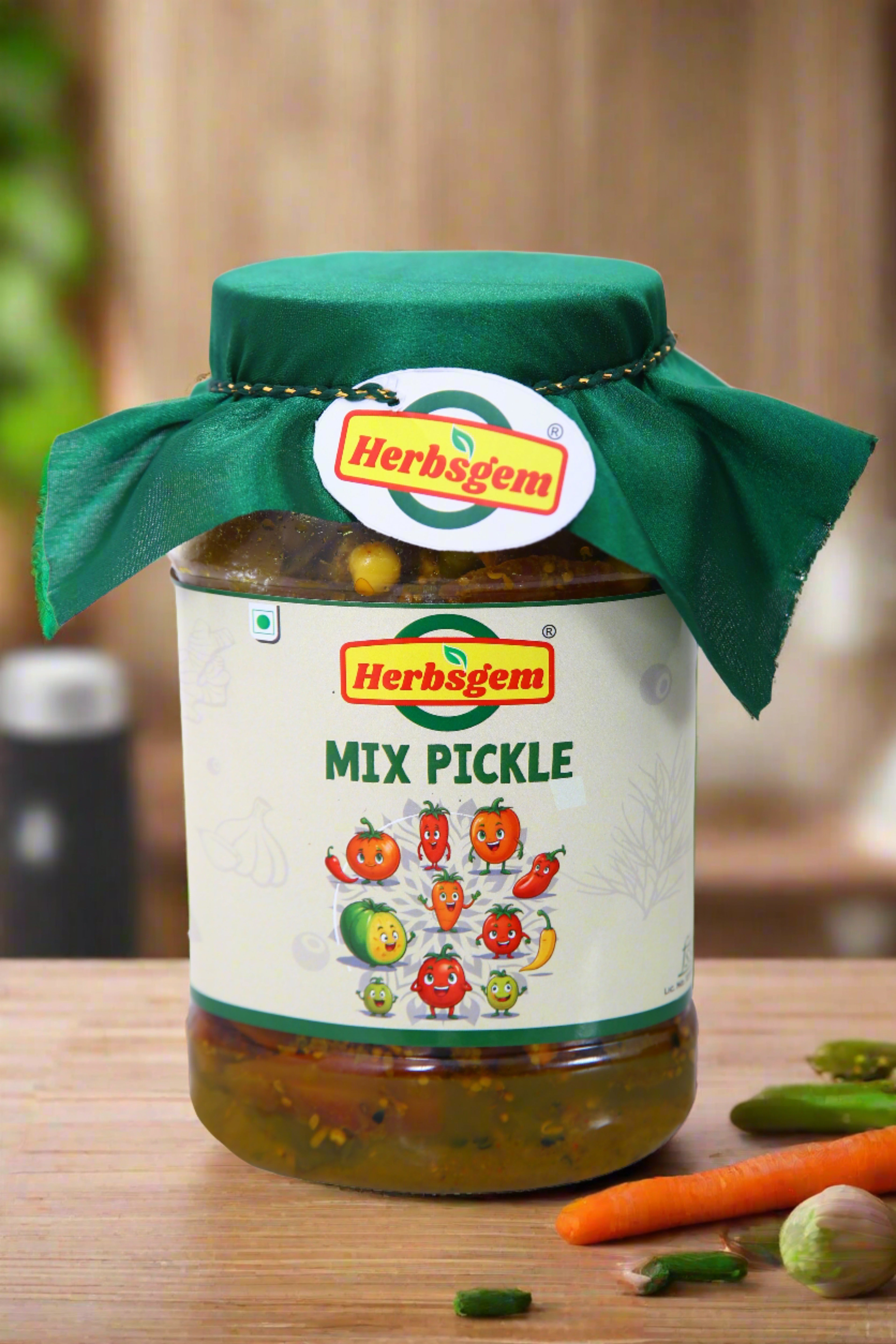 Herbsgem's Medley Marvel A Symphony of Flavors in our Signature Mixed Pickle